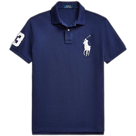 Polo Ralph Lauren Short-Sleeve Big Pony Mesh Polo 'Refined Navy'